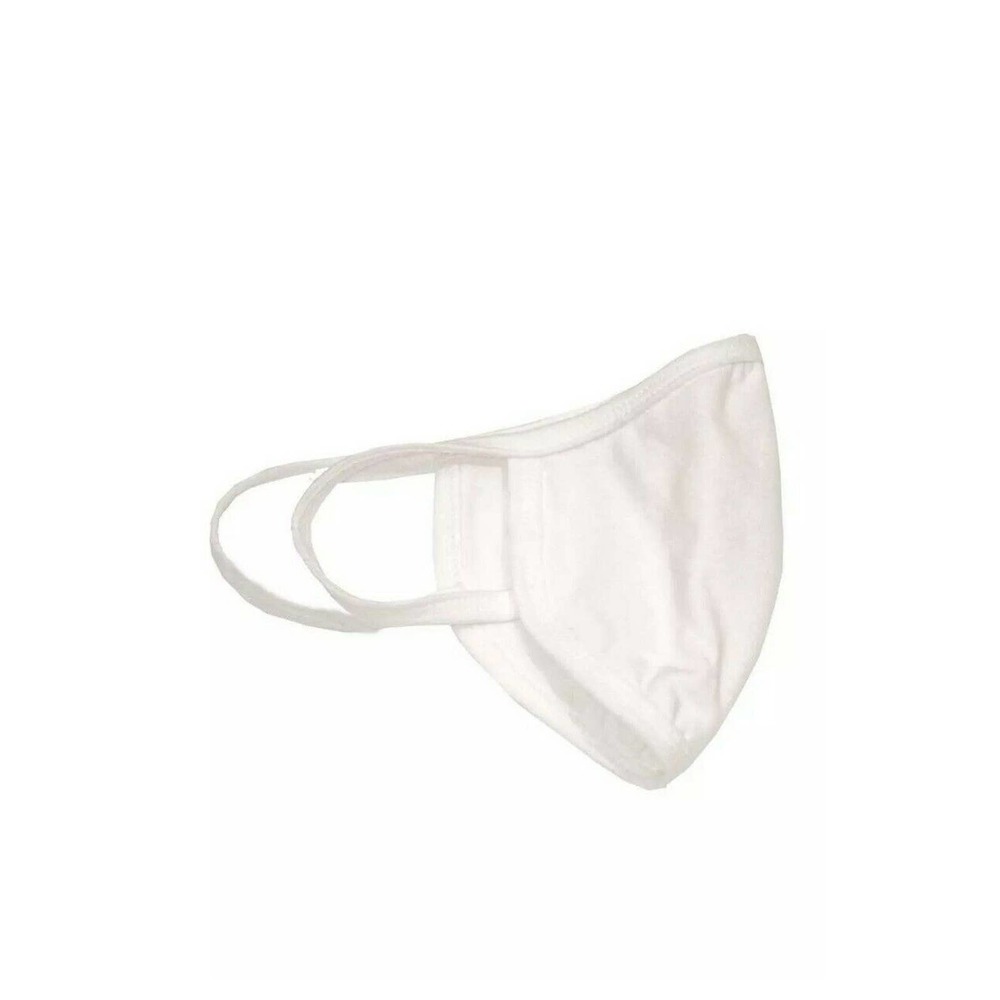 Gildan - Everyday Mask - Cotton - Face Covering - 3 Pack White - GEMASK